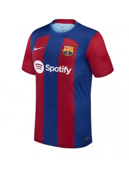 Moški Nogometna dresi replika Barcelona Domači 2023-24 Kratek rokav